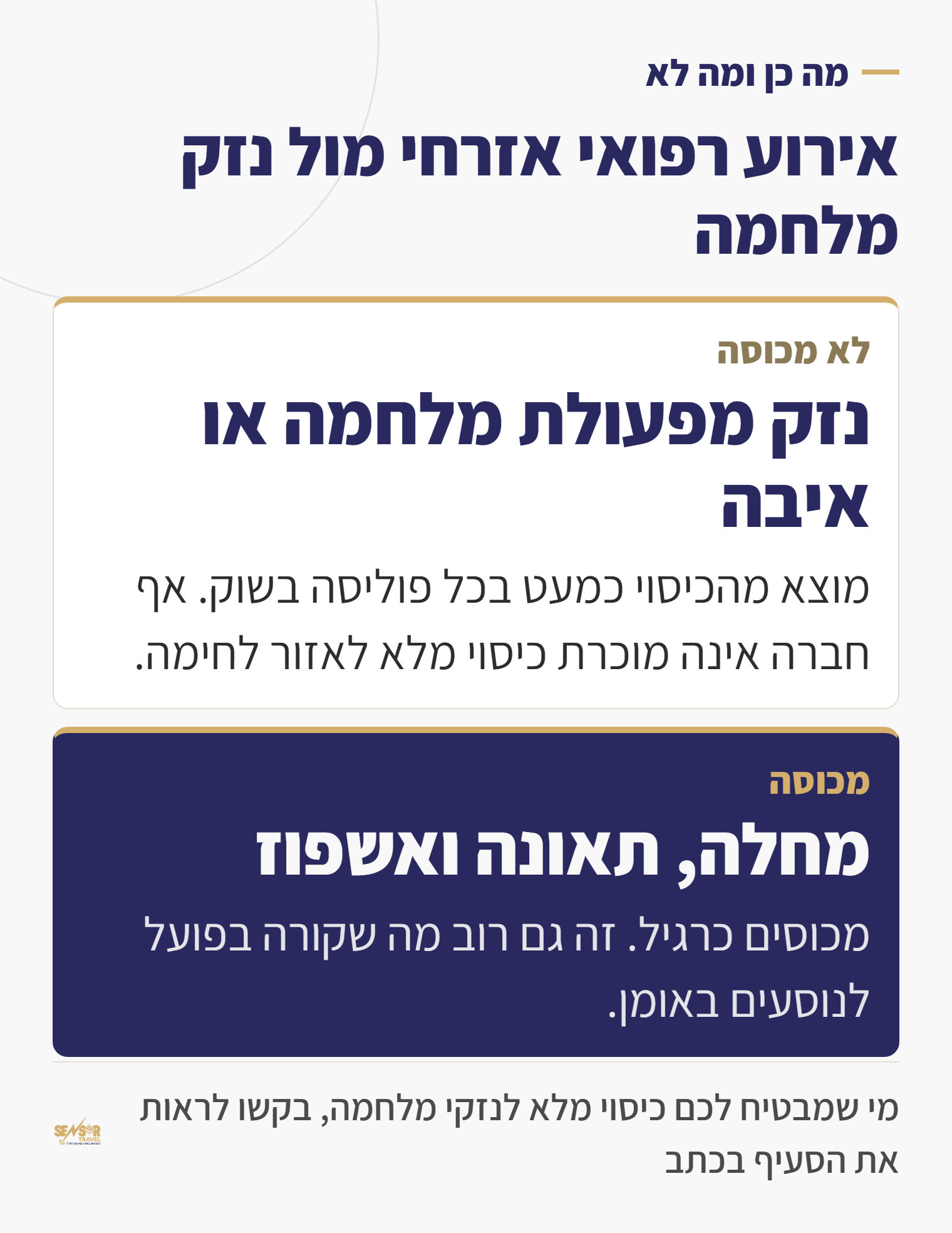 מה מכוסה ומה לא בביטוח נסיעות לאוקראינה